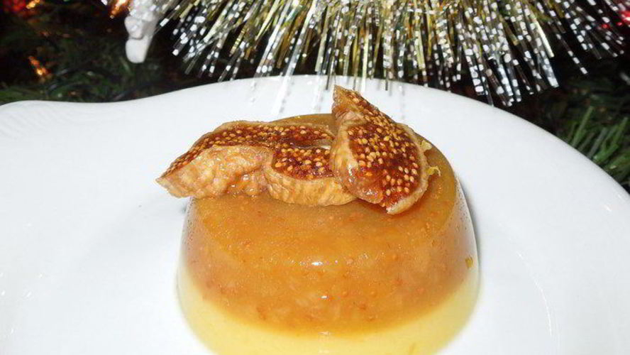 Рецепт апельсиновое желе с инжиром и кокосовым молоком на агар-агаре