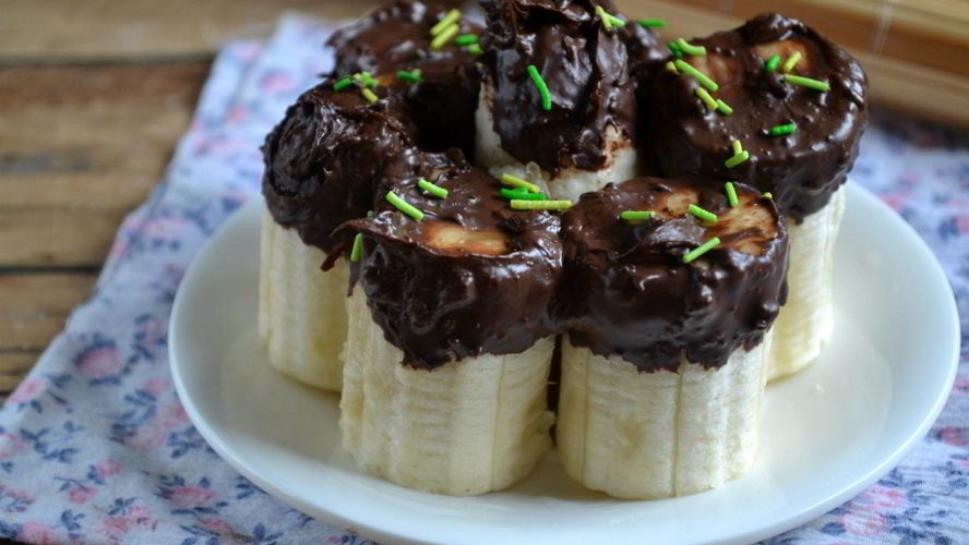 Рецепт банан в шоколаде