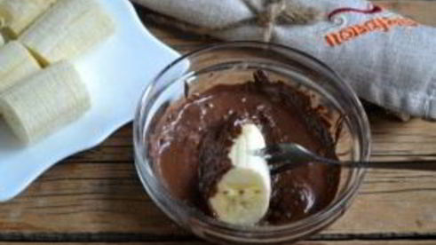 банан в шоколаде