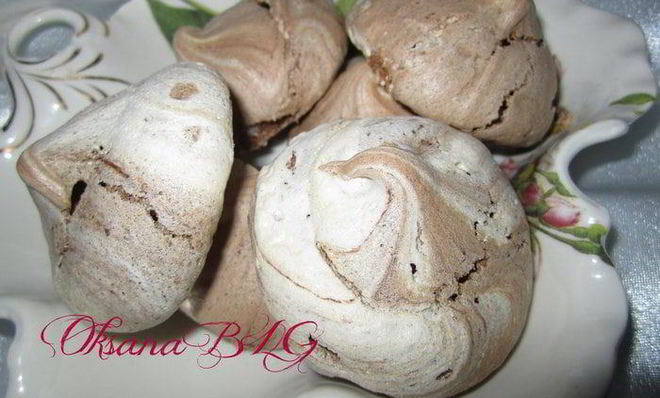 Шоколадное безе