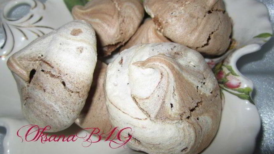 Рецепт шоколадное безе