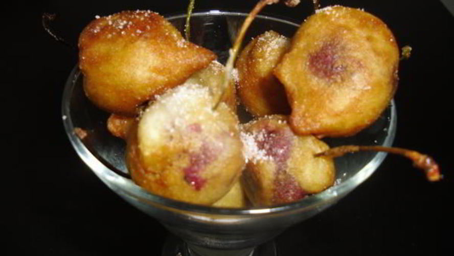 Рецепт черешня в кляре