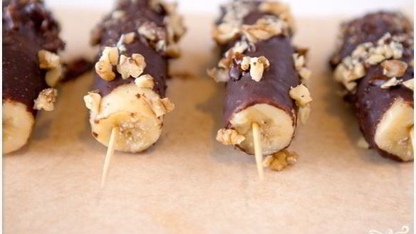 Рецепт Десерт Бананы в шоколаде