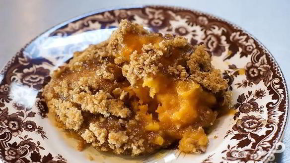 Рецепт Десерт из сладкого картофеля и орехов