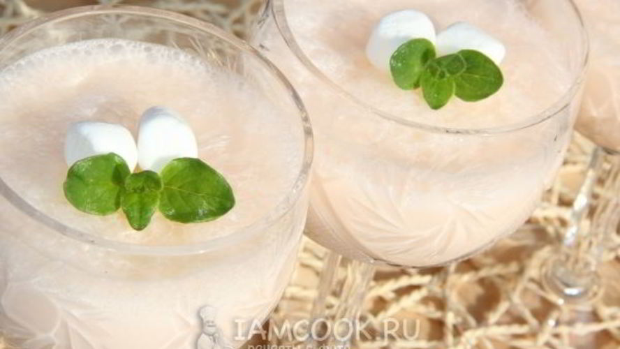 Рецепт десерт из сметаны и желе