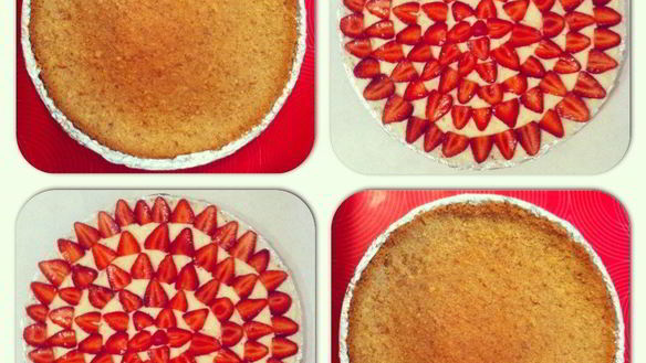 Рецепт Десерт с клубникой и маскарпоне