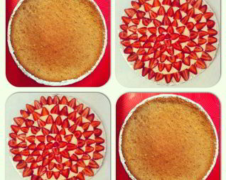 Десерт с клубникой и маскарпоне