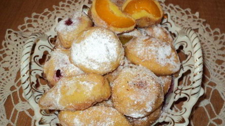 Рецепт фрукты в кляре