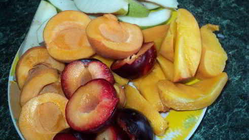 фрукты в кляре