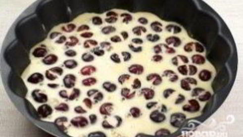 клафути с черешней