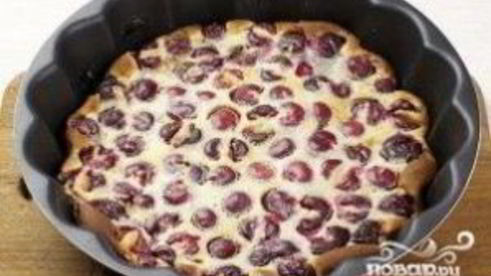 клафути с черешней