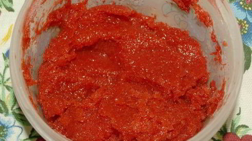 клубничный сорбет без сахара