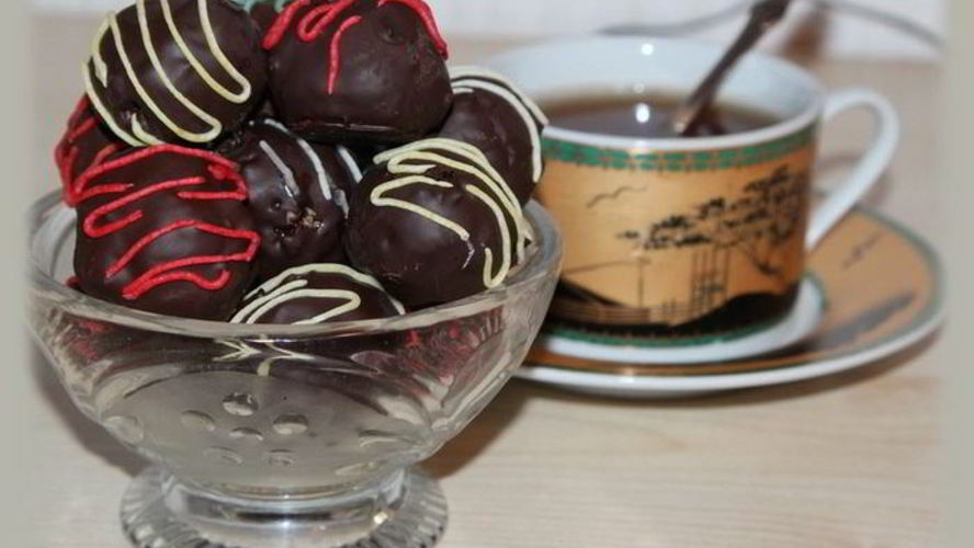 Рецепт конфеты ореховый микс с клюквой