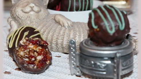 конфеты ореховый микс с клюквой