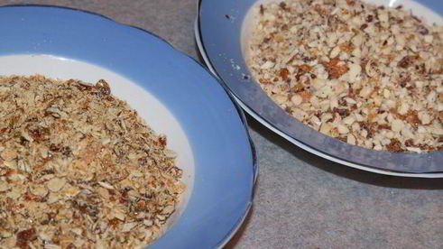 конфеты ореховый микс с клюквой