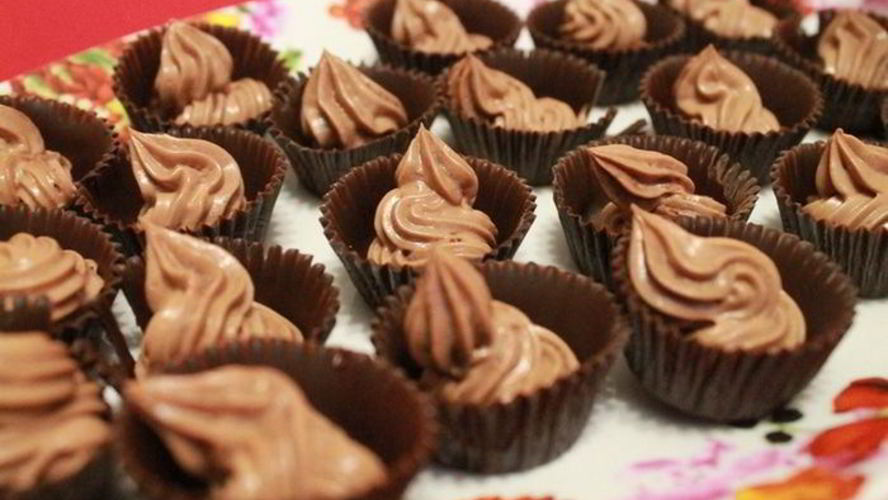 Рецепт конфеты с шоколадно-сливочной начинкой