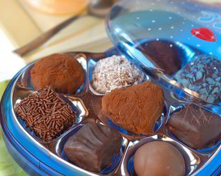 Конфеты с трюфельно-фруктовой начинкой