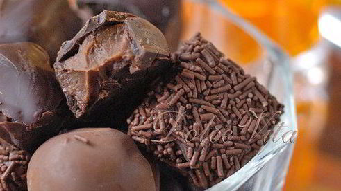 конфеты с трюфельно-фруктовой начинкой