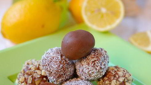 конфеты с трюфельно-фруктовой начинкой