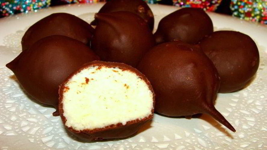 Рецепт конфеты снежки в шоколаде