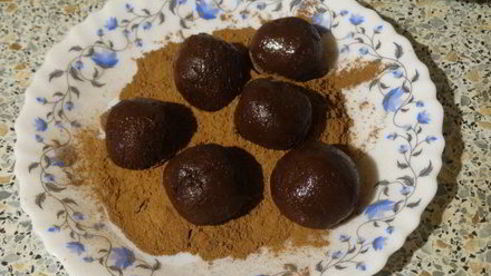 конфеты трюфель на сгущённом молоке