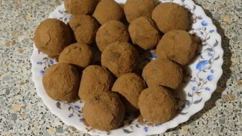 конфеты трюфель на сгущённом молоке