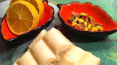 конфеты яблочко из сказки с фисташками