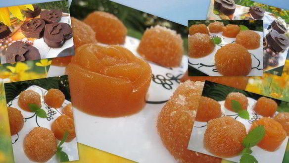 Рецепт Персиковый мармелад и шоколадно-мармеладные конфеты