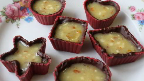 шоколадные конфеты с начинкой