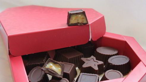 шоколадные конфеты с начинкой