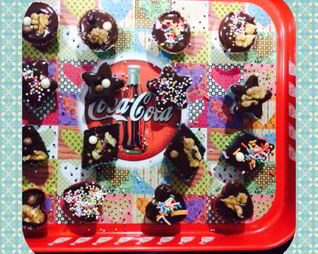 Шоколадные конфеты с орехом пекан и апельсином