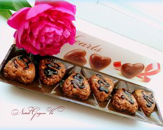 Шоколадные конфеты с овсяными хлопьями