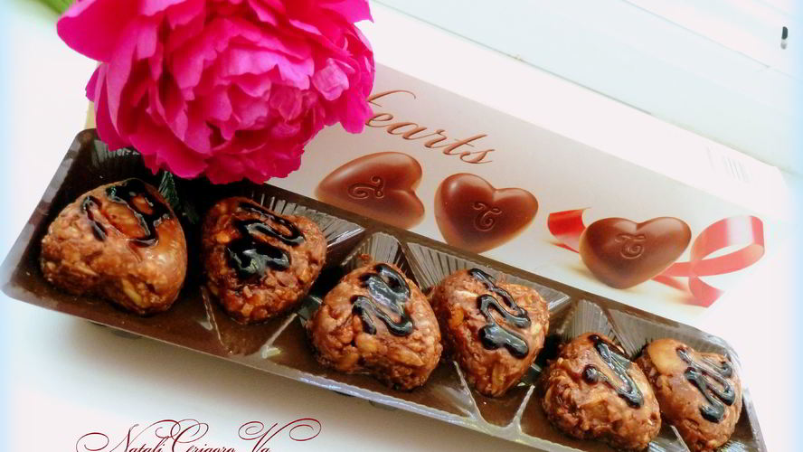 Рецепт шоколадные конфеты с овсяными хлопьями