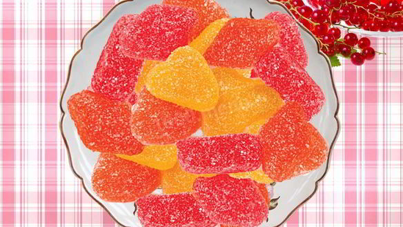 Рецепт Желейные конфеты из сока смородины