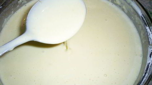 блинный тортик с миндальным кремом