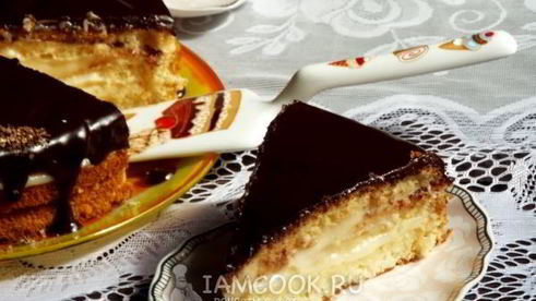 бостонский кремовый торт