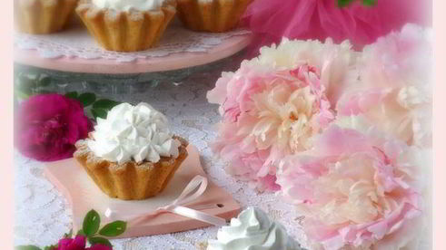 корзинки с белковым кремом