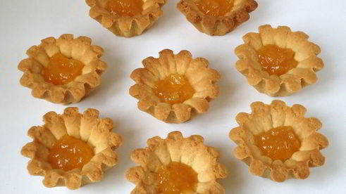 корзинки с белковым кремом