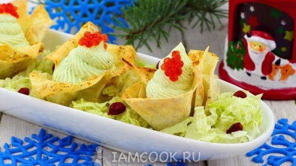 Рецепт Корзинки с творожным кремом