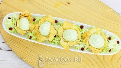 корзинки с творожным кремом