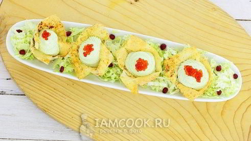 корзинки с творожным кремом