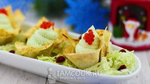 корзинки с творожным кремом