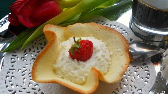 Рецепт Корзиночки с творожным кремом