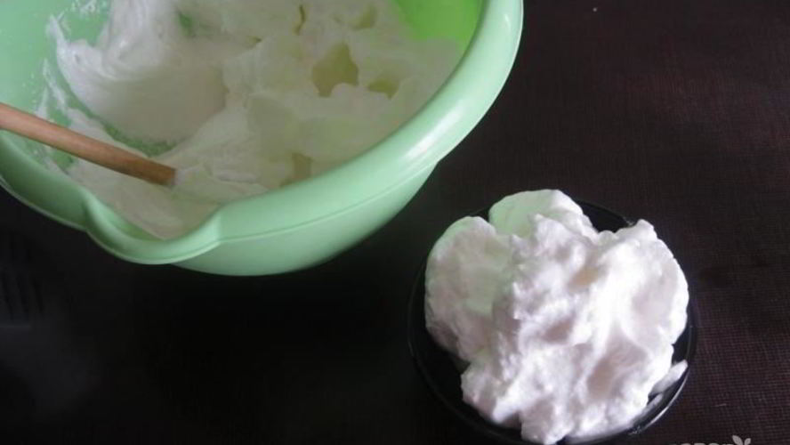 Рецепт крем белковый