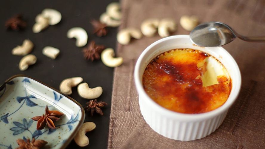 Рецепт крем-брюле с кешью
