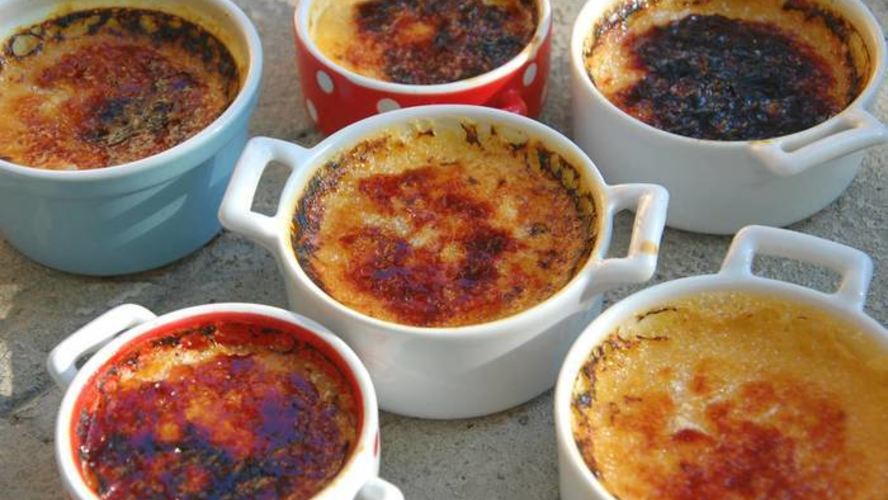 Рецепт крема-брюле с ромашкой и мелиссой