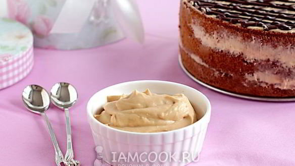 Рецепт Крем из сметаны и сгущенки для торта