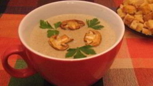 крем-пюре из шампиньонов