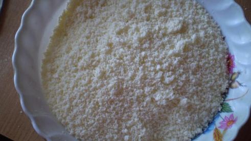 легкий бисквит с апельсиново-творожным кремом