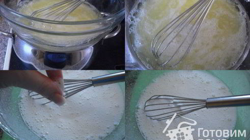 маслянный крем с белками